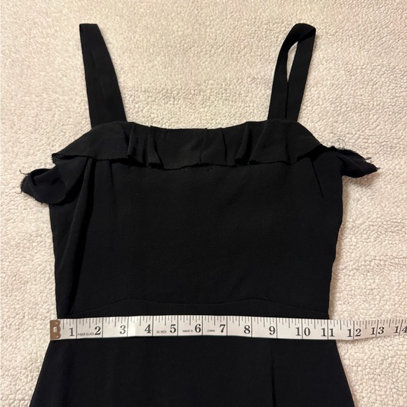 Reformation Black Frida Midi Ruffle Dress - Picture 7 of 16